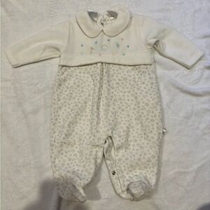 Vintage 2002 Velour Kola Baby Rainbow Embroidered Sleeper Stars Space Moon Sun